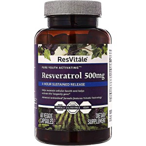 ResVitale Resveratrol supplement bottle