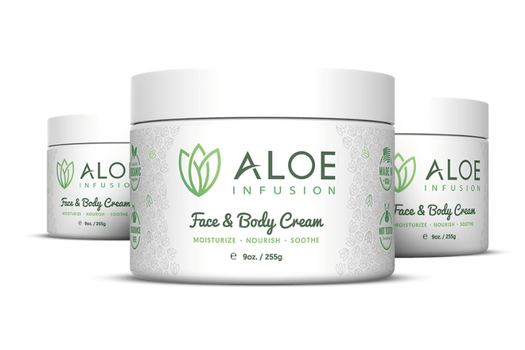aloe infusion face and body cream